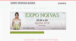 Desktop Screenshot of exponoivasbahia.com.br