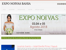 Tablet Screenshot of exponoivasbahia.com.br